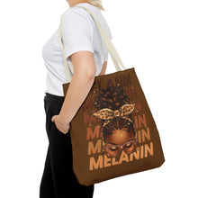 Load image into Gallery viewer, Melanin Tote Bag- Brown- 3 Sizes
