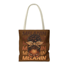 Load image into Gallery viewer, Melanin Tote Bag- Brown- 3 Sizes
