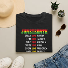 Load image into Gallery viewer, Juneteenth History Makers T-Shirt
