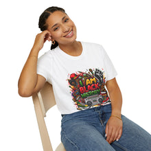 Load image into Gallery viewer, I Am Black History T-Shirt —Black Power Graphic Tee
