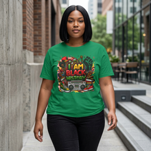 Load image into Gallery viewer, I Am Black History T-Shirt —Black Power Graphic Tee

