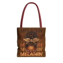 Load image into Gallery viewer, Melanin Tote Bag- Brown- 3 Sizes
