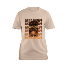 Load image into Gallery viewer, Melanin Messy Bun Woman Short Sleeved T-Shirt
