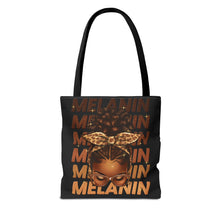 Load image into Gallery viewer, Melanin Tote Bag- Black- 3 sizes
