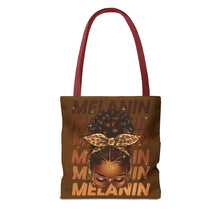 Load image into Gallery viewer, Melanin Tote Bag- Brown- 3 Sizes
