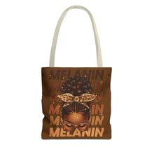 Load image into Gallery viewer, Melanin Tote Bag- Brown- 3 Sizes
