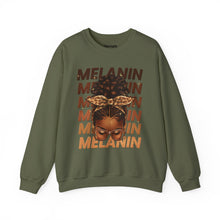 Load image into Gallery viewer, Melanin Woman with Bun Crewneck Sweatshirt
