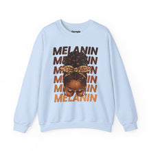 Load image into Gallery viewer, Melanin Woman with Bun Crewneck Sweatshirt
