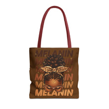 Load image into Gallery viewer, Melanin Tote Bag- Brown- 3 Sizes
