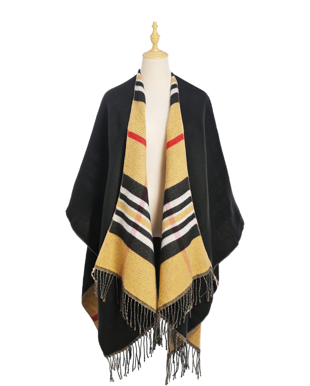 Woman Pattern Wrap Reversible