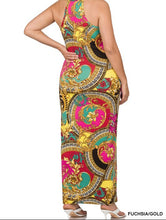 Load image into Gallery viewer, Golden Sleeveless Maxi Dress
