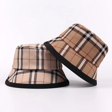 Load image into Gallery viewer, Women Plaid Bucket Hat
