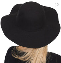 Load image into Gallery viewer, Black Floppy Sun Hat
